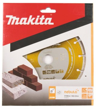 MAKITA TARCZA DIAMENTOWA 180x22,23mm SEGMENT (NA SUCHO) BETON