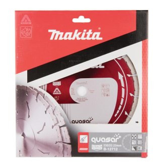 MAKITA TARCZA DIAMENTOWA 230x22,23mm SEGMENT (SUCHO/MOKRO) BETON, KAMIEŃ
