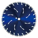 MAKITA TARCZA DIAMENTOWA 350x25,4mm SEGMENT (SUCHO/MOKRO) BETON, CEGŁA