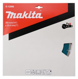 MAKITA TARCZA DIAMENTOWA 355x25,4mm SEGMENT (NA SUCHO)