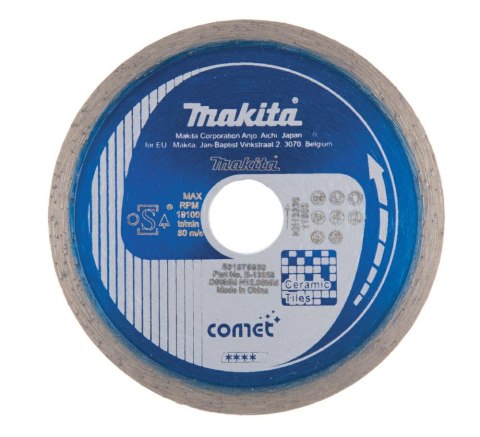 MAKITA TARCZA DIAMENTOWA 80x15mm PEŁNA (SUCHO/MOKRO) PŁYTKI MAKITA TARCZA DIAMENTOWA 80x15mm PEŁNA (SUCHO/MOKRO) PŁYTKI