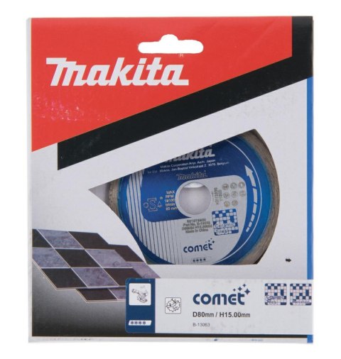 MAKITA TARCZA DIAMENTOWA 80x15mm PEŁNA (SUCHO/MOKRO) PŁYTKI MAKITA TARCZA DIAMENTOWA 80x15mm PEŁNA (SUCHO/MOKRO) PŁYTKI