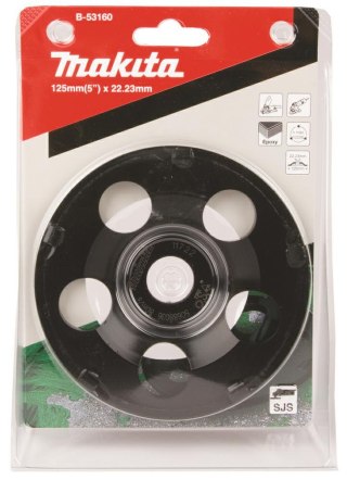 MAKITA TARCZA DIAMENTOWA DO SZLIF.125x22,23mm(NA SUCHO)PCD USUWANIE FARBY, KLEJU, EPOXY
