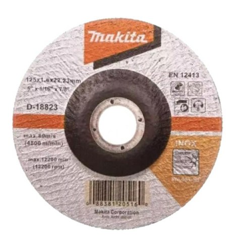 MAKITA TARCZA DO METALU 125mm x 1,6mm WA46S STAL NIERDZEWNA MAKITA TARCZA DO METALU 125mm x 1,6mm WA46S STAL NIERDZEWNA