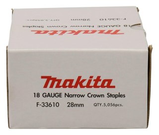 MAKITA ZSZYWKI 18GA 5,7x28mm /5056szt. OCYNKOWANE