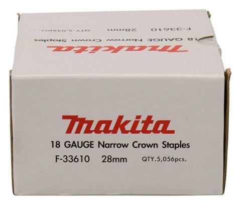 MAKITA ZSZYWKI 18GA 5,7x28mm /5056szt. OCYNKOWANE MAKITA ZSZYWKI 18GA 5,7x28mm /5056szt. OCYNKOWANE
