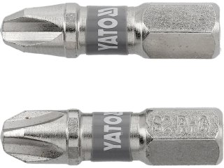 YATO KOŃCÓWKA 1/4"x25mm PH3 /2szt. Ni