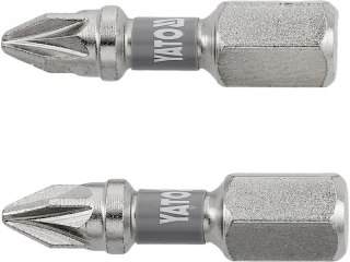 YATO KOŃCÓWKA 1/4"x25mm PZ1 /2szt. Ni