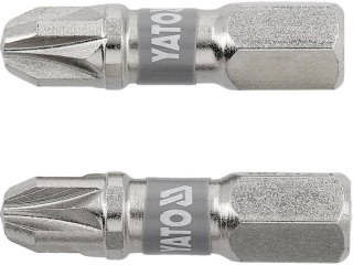 YATO KOŃCÓWKA 1/4"x25mm PZ3 /2szt. Ni