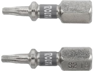 YATO KOŃCÓWKA 1/4"x25mm T 8 /2szt. Ni