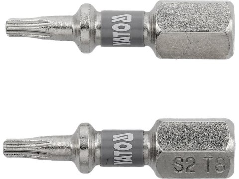 YATO KOŃCÓWKA 1/4"x25mm T 8 /2szt. Ni YATO KOŃCÓWKA 1/4"x25mm T 8 /2szt. Ni