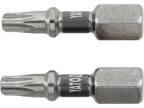 YATO KOŃCÓWKA 1/4"x25mm T20 /2szt. Ni YATO KOŃCÓWKA 1/4"x25mm T20 /2szt. Ni