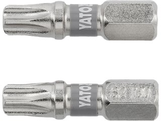 YATO KOŃCÓWKA 1/4"x25mm T30 /2szt. Ni