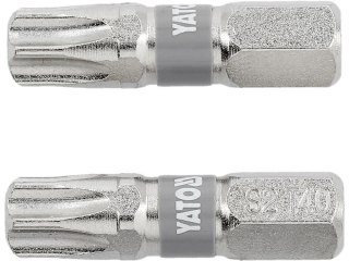 YATO KOŃCÓWKA 1/4"x25mm T40 /2szt. Ni