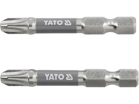 YATO KOŃCÓWKA 1/4"x50mm PH3 /2szt. Ni YATO KOŃCÓWKA 1/4"x50mm PH3 /2szt. Ni