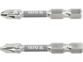 YATO KOŃCÓWKA 1/4"x50mm PZ2 /2szt. Ni