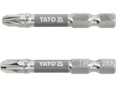 YATO KOŃCÓWKA 1/4"x50mm PZ3 /2szt. Ni YATO KOŃCÓWKA 1/4"x50mm PZ3 /2szt. Ni