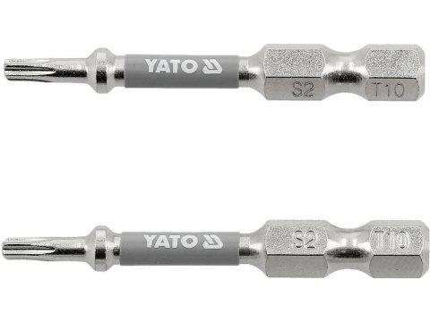 YATO KOŃCÓWKA 1/4"x50mm T10 /2szt. Ni YATO KOŃCÓWKA 1/4"x50mm T10 /2szt. Ni