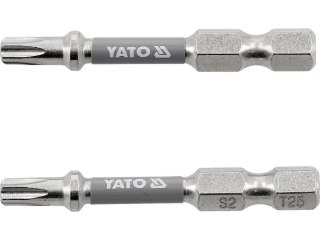 YATO KOŃCÓWKA 1/4"x50mm T25 /2szt. Ni