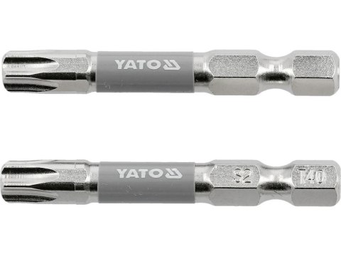 YATO KOŃCÓWKA 1/4"x50mm T40 /2szt. Ni YATO KOŃCÓWKA 1/4"x50mm T40 /2szt. Ni