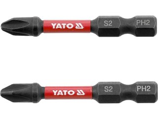 YATO KOŃCÓWKA UDAROWA 1/4"x50mm PH2 /2szt.
