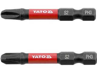 YATO KOŃCÓWKA UDAROWA 1/4"x50mm PH3 /2szt.