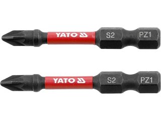 YATO KOŃCÓWKA UDAROWA 1/4"x50mm PZ1 /2szt.