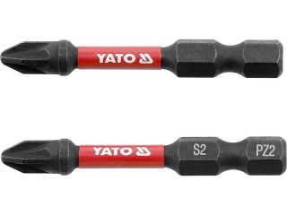 YATO KOŃCÓWKA UDAROWA 1/4"x50mm PZ2 /2szt.