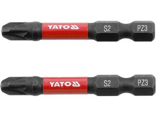 YATO KOŃCÓWKA UDAROWA 1/4"x50mm PZ3 /2szt.
