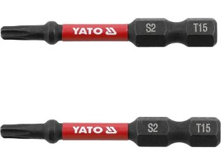 YATO KOŃCÓWKA UDAROWA 1/4"x50mm T15 /2szt.