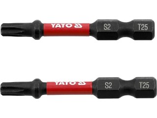 YATO KOŃCÓWKA UDAROWA 1/4"x50mm T25 /2szt.
