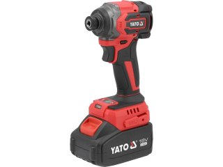 YATO ZAKRĘTARKA UDAROWA 18V 230Nm HEX 6,35mm 1x4,0Ah
