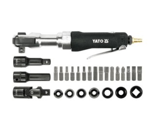 YATO KLUCZ KĄTOWY / GRZECHOTKA PNEUMATYCZNA 1/2" 68Nm + AKCESORIA 0982