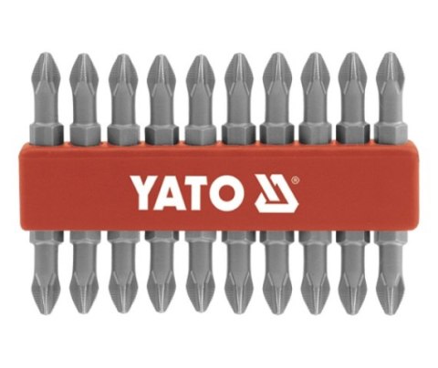 YATO KOMPLET BITÓW 10 szt. PH 2 x 65mm 0481 YATO KOMPLET BITÓW 10 szt. PH 2 x 65mm 0481