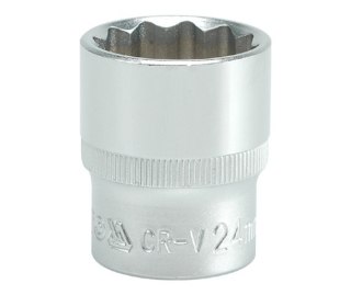 YATO NASADKA 12-KĄTNA 1/2" KRÓTKA 24mm