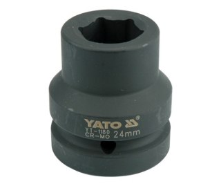 YATO NASADKA UDAROWA 6-KĄTNA 1" KRÓTKA 24mm