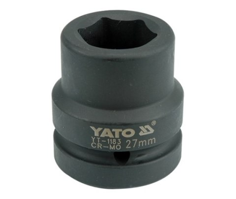 YATO NASADKA UDAROWA 6-KĄTNA 1" KRÓTKA 27mm YATO NASADKA UDAROWA 6-KĄTNA 1" KRÓTKA 27mm