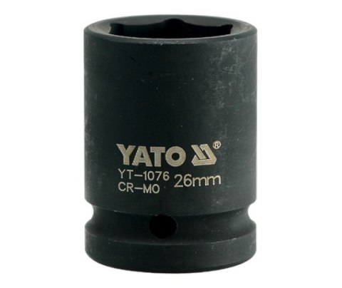 YATO NASADKA UDAROWA 6-KĄTNA 3/4" KRÓTKA 26mm YATO NASADKA UDAROWA 6-KĄTNA 3/4" KRÓTKA 26mm