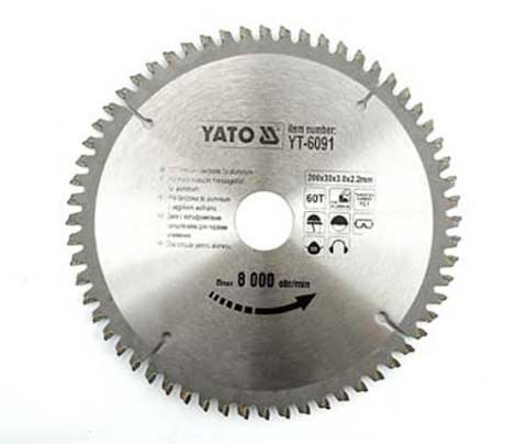 YATO PIŁA TARCZOWA DO ALUMINIUM 350x30mm 100-ZĘBÓW 6099 YATO PIŁA TARCZOWA DO ALUMINIUM 350x30mm 100-ZĘBÓW 6099