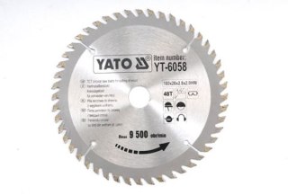 YATO PIŁA TARCZOWA WIDIOWA 160x20mm 48-ZĘBÓW 6058