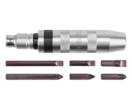 YATO WKRĘTAK UDAROWY CHROMOWANY + BITY 6szt. 2801
