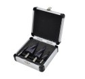 AWTOOLS WIERTŁO STOPNIOWE SPIRALNE M2-TiAlN / Kpl. 4 szt. / 4-12mm / 4-20mm / 4-32mm / 4-39mm /BL