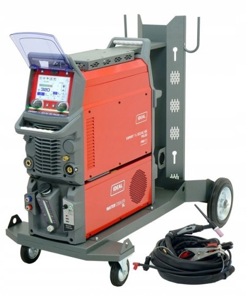 SPAWARKA ALU 400V 320A 60% EXPERT TIG 322 AC/DC PULSE LCD Pro7 IDEAL