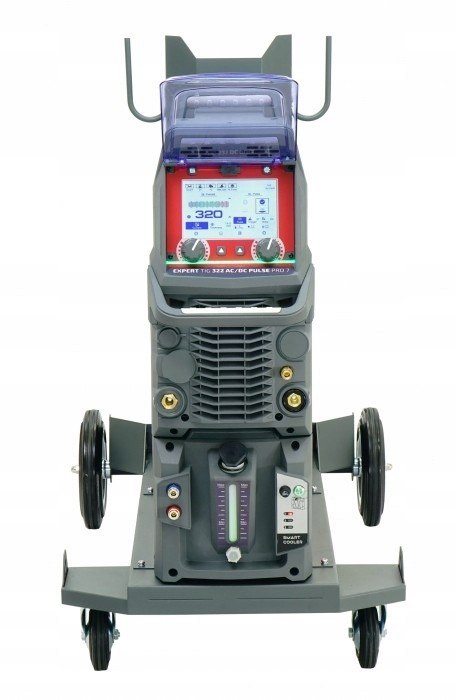 SPAWARKA ALU 400V 320A 60% EXPERT TIG 322 AC/DC PULSE LCD Pro7 IDEAL