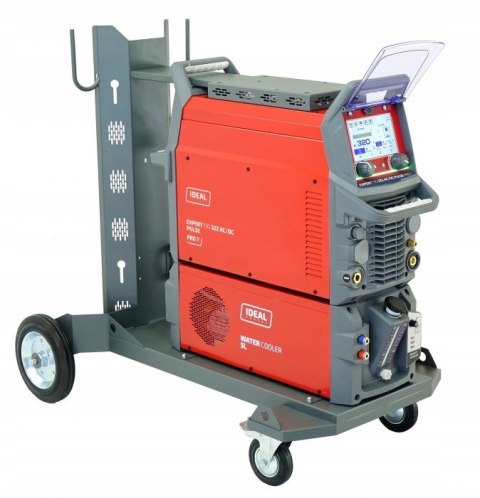 SPAWARKA ALU 400V 320A 60% EXPERT TIG 322 AC/DC PULSE LCD Pro7 IDEAL