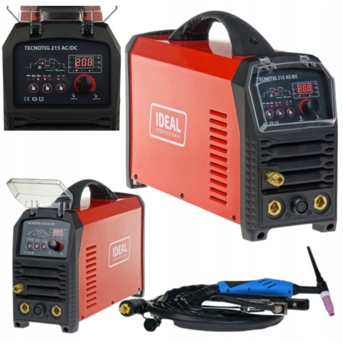 SPAWARKA INWERTOROWA INWERTER IDEAL TECNO TIG 215 AC DC PULS MMA 230V 200A SPAWARKA INWERTOROWA INWERTER IDEAL TECNO TIG 215 AC DC PULS MMA 230V 200A
