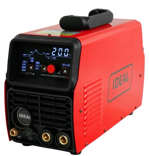 Spawarka Tig Aluminium Ac/dc PULS IDEAL PRAKTIK TIG 200 AC/DC LED