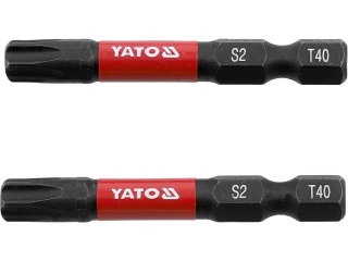 YATO KOŃCÓWKA UDAROWA 1/4"x50mm T40 /2szt.