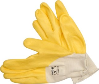 YATO RĘKAWICE GUMA-ŻÓŁTE 9" 7480