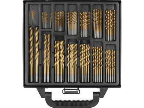 YATO ZESTAW WIERTEŁ DO METALU 1-10mm 99szt. YATO ZESTAW WIERTEŁ DO METALU 1-10mm 99szt.